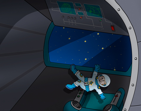 Cockpit Astronaut